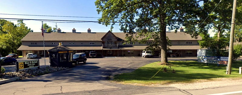 Rise and Grind (Coffee Pot, Bear Claw Coffee) - 2020S Photo Of Rise And Shine And Country Store Bldg